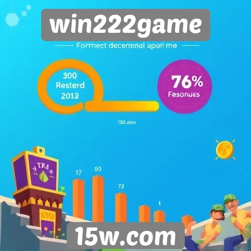 Estatísticas sobre o crescimento do win222game